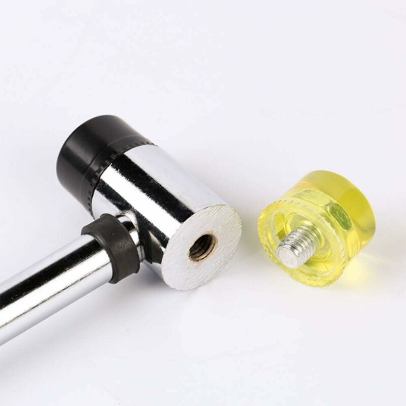 Rubber Hammer Double Head Mounting Hammer Double Sided Mallet Diameter 35 Mm Aluminium Hammer Tools Repair V1188-MS-227-2717