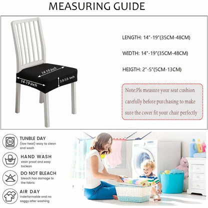 Diamond Lattice Waterproof Seat Covers For Dining ROom Chairs, Stretch Kitchen Chair Covers For Dining ROom, V1188-MS-227-2722