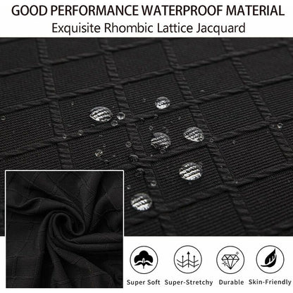 Diamond Lattice Waterproof Seat Covers For Dining ROom Chairs, Stretch Kitchen Chair Covers For Dining ROom, V1188-MS-227-2722
