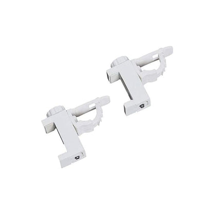 2 pcs Adjustable Crossbar Clamp Holder Curtain ROd Holder Towel Storage Rack Hook For Organizer V1188-MS-227-2725