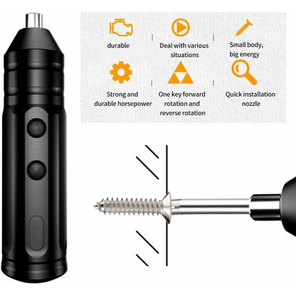 Cordless Electric Screwdriver Kit 250Rpm Mini Drill Usb Rechargeable Portable Auto Repair Tool Kit With Usb V1188-MS-227-2728