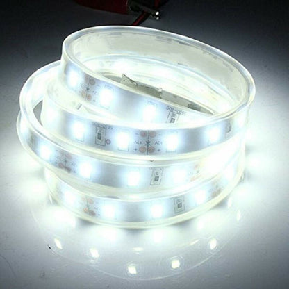 5M 5630 Smd LED Silicone Strip Light Cool White Waterproof 12V V1188-MS-227-2730