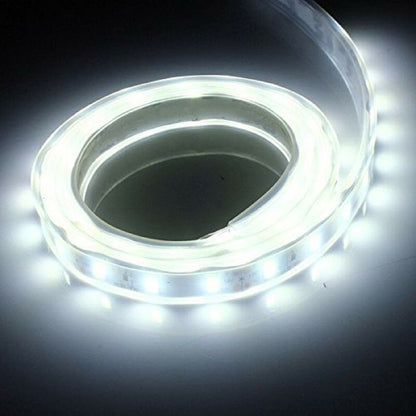 5M 5630 Smd LED Silicone Strip Light Cool White Waterproof 12V V1188-MS-227-2730