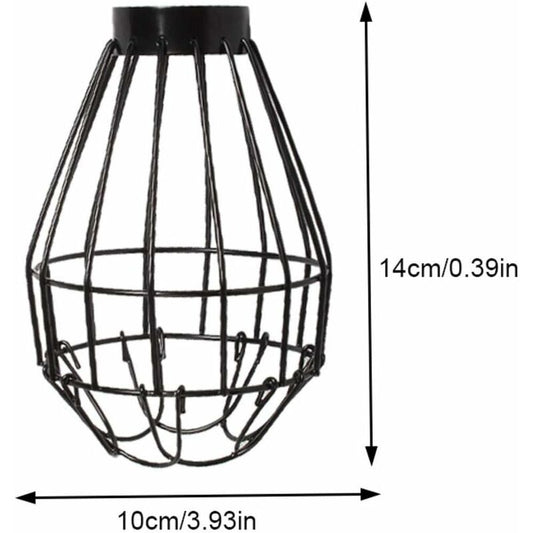 Reptile Heat Lamp Cover, Reptile Heat Lamp Shade - Wire Reptile Heater Guard, Anti-Scald Lamp Mesh Cover For V1188-MS-227-2735