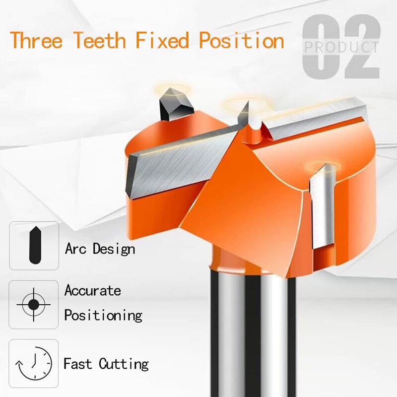 35Mm High Speed Hex Shank Hole Saw Cutter For Woodworking Hinge Hole Drilling 1Pc V1188-MS-227-2738