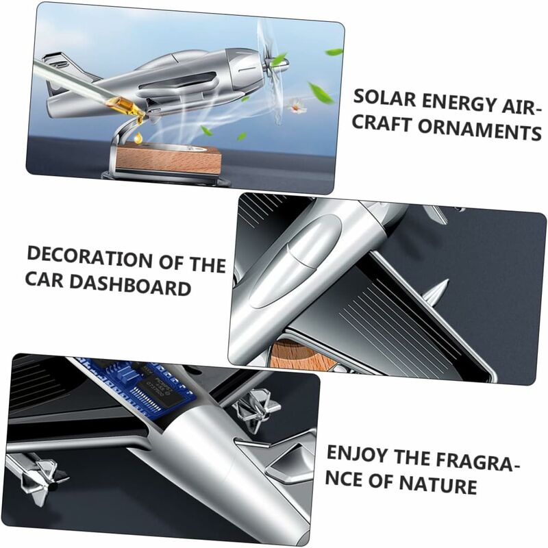 2 pcs Airplane Perfume Ornament Car Diffuser Essential Oil Diffuser Car Diffusers For Essential Oils Solar Air V1188-MS-227-2740