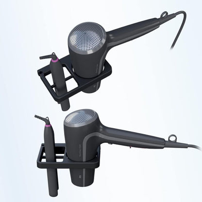 Hair Dryer & Hair Straightener Holders, Universal Wall Mount Organizer Accessories V1188-MS-227-2741