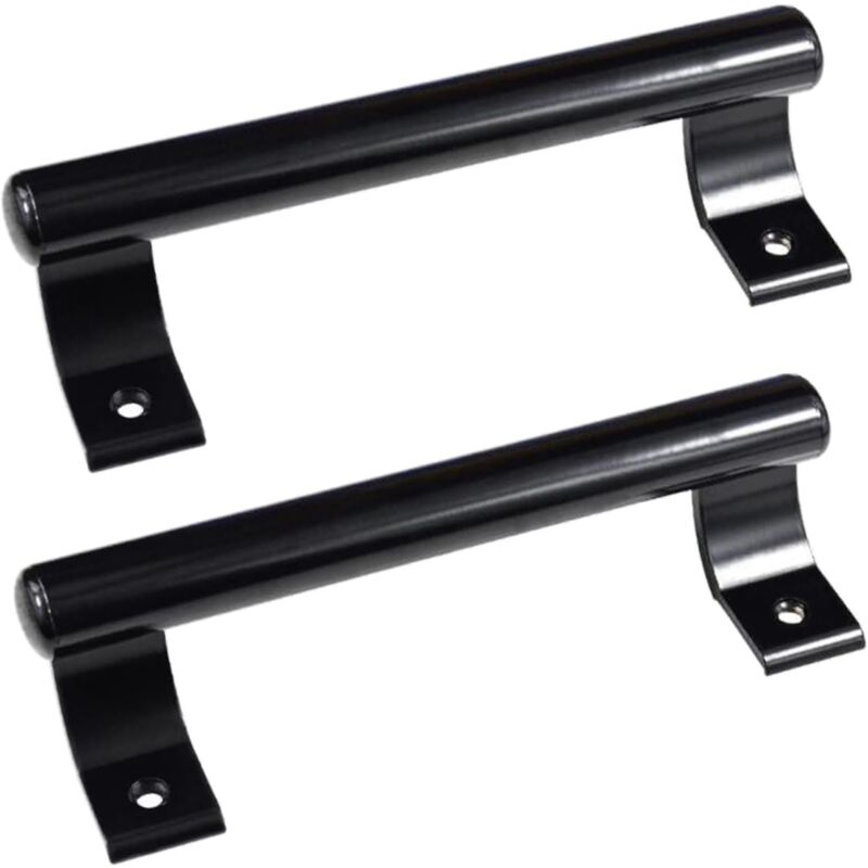 2 pcs 8" Aluminum Sliding Door Handle, Modern Metal Handle For Balcony Glass Doors, Bathroom Sliding Doors, V1188-MS-227-2749