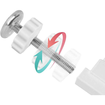 8 pcs Pressure Mounted Baby Proofing Wall Guards, Threaded Spindle ROds, Baby Safety Buffers For Stairs V1188-MS-227-2751