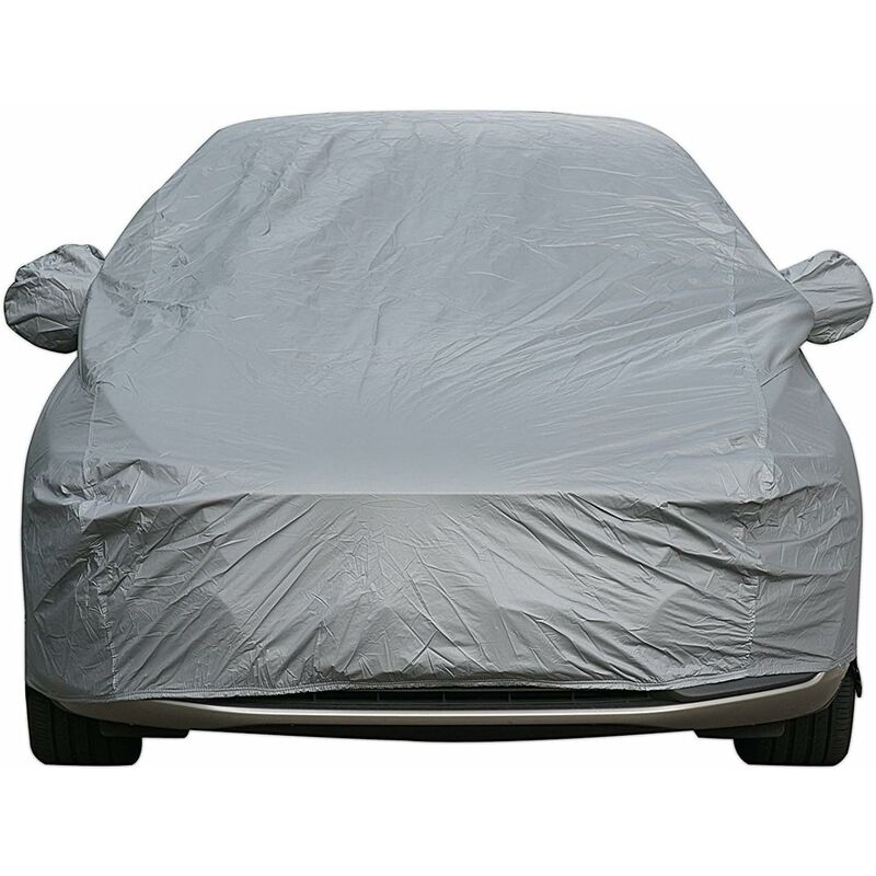 Universal Vehicle Cover, Fully Waterproof, Anti-Scratch, Durable, Lined, Breathable Cotton, Heavy Duty V1188-MS-227-2754