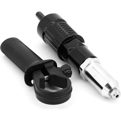 Riveter Adapter, Rivet Gun Adapter Kit For Cordless Electric Drill, Electric Rivet Gun Riveting Tool V1188-MS-227-2762