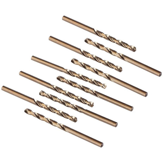 10 pcs M35 Hss Cobalt Drill Bit Set, Steel Twist Drill Bit, Drill Diameter 0.8Mm V1188-MS-227-2771