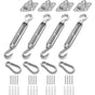 M6 Shade Sail Fixing Kit, Stainless Steel Sun Shade Sail Fixing Kit For Triangle And Square, Rectangle, Sun V1188-MS-227-2774