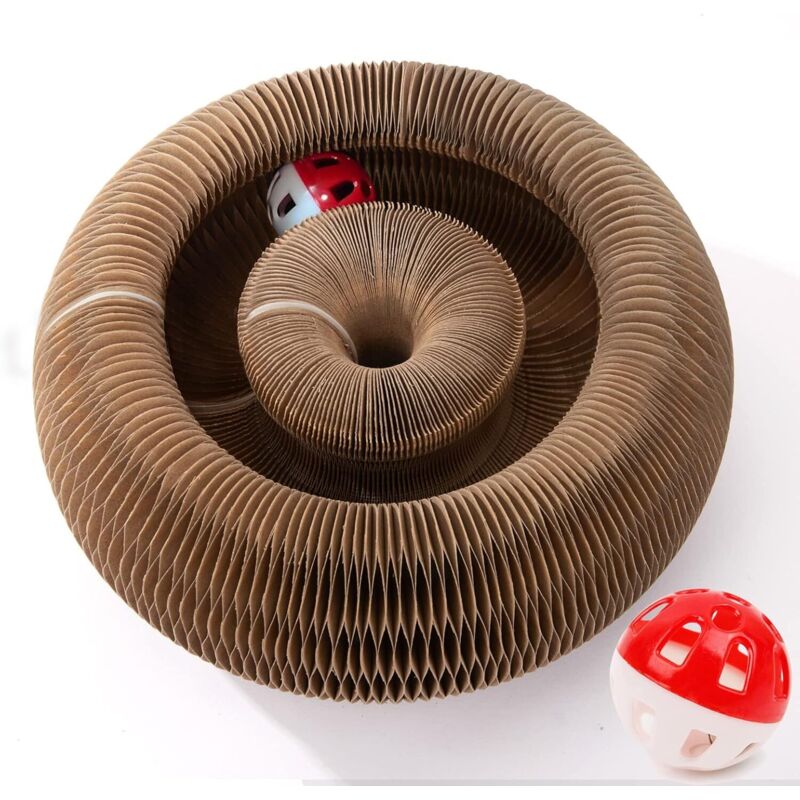 Magic Organ Interactive Scratching Toy - The Ultimate Interactive Mental And Physical Exercise For Indoor Cats V1188-MS-227-2780