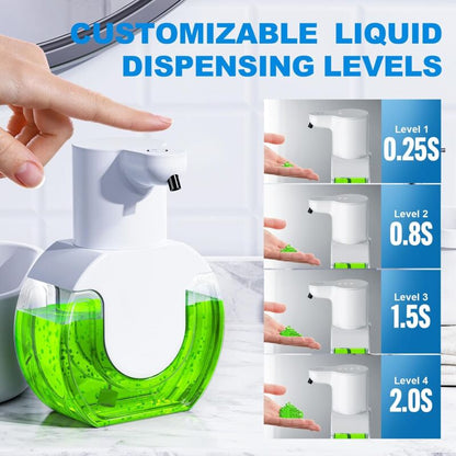 Automatic Soap Dispenser Touchless Liquid Soap 420Ml, Automatic Liquid Soap Dispenser For Kitchen, With 4 V1188-MS-227-2782