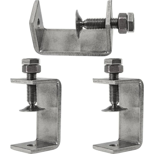 3 pcs 65Mm Heavy Duty 304 Stainless Steel C-Clamps, For Clamps, Pliers And Turnbuckles, Woodworking Tools, V1188-MS-227-2791