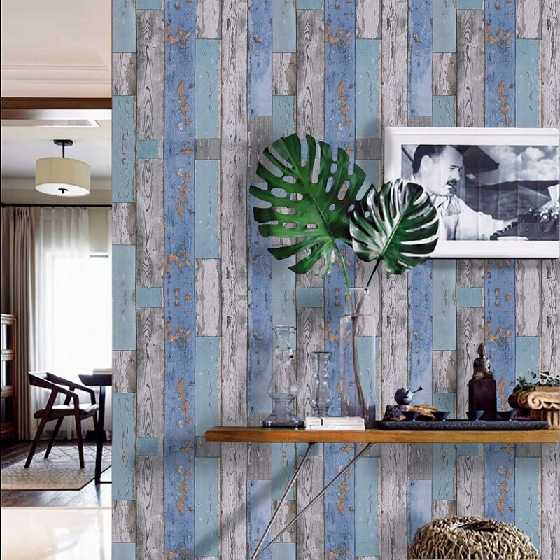 Self Adhesive Vinyl Wallpaper For Furniture Countertop Wood Grain Pattern Decorative Sticker,0.45*6M V1188-MS-227-2797