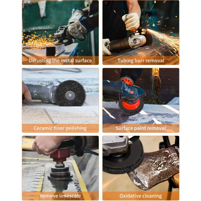 5 pcs Grinding Disc, 125 X 22 Mm, Abrasive Disc For Angle Grinder, Csd Abrasive Cleaning Disc Coarse Cleaning V1188-MS-227-2804