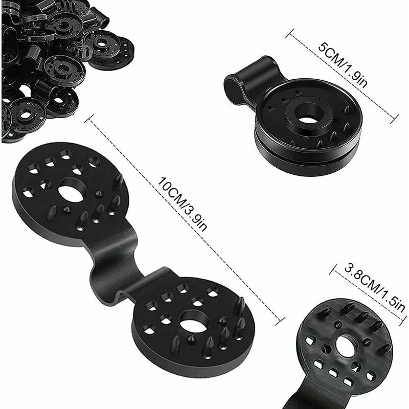 50 pcs Practical Heavy Duty Fixing Clip For Privacy Screen Fabric Sunshade In Greenhouse V1188-MS-227-2805
