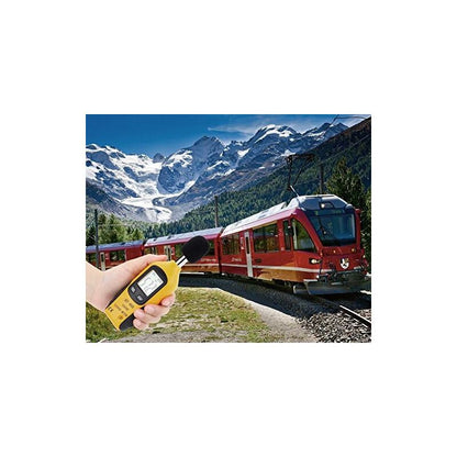 Sound Level Meter 40-130Dba, Professional Decibel Meter With Backlit Display (9V Battery Included) V1188-MS-227-2808