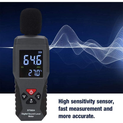 Sound Level Meter Smart Sensor Sound Level Meter Sound Level Recorder Noise Tester Digital Audio Sound Meter, V1188-MS-227-2813
