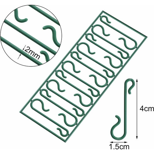 Green Christmas Tree Hooks Christmas Hook Mini Hangers For Christmas Tree, Christmas Wreath, Christmas Vine V1188-MS-227-2822