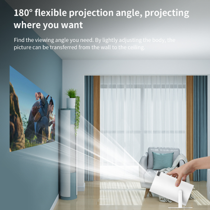 HY300PRO Mini Projector with WiFi and Bluetooth, Portable Projector 720p Support, Auto Keystone, 180 Degree V1188-MS-305-030