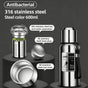 Antibacterial 316 Stainless Steel Vacuum Flask 600ml | Tea Infuser & Insulated Bottle for Hot/Cold Drinks V1188-MS-306-004