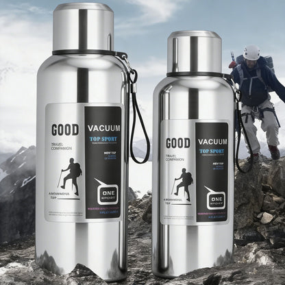 Antibacterial 316 Stainless Steel Vacuum Flask 800ml | Tea Infuser & Insulated Bottle for Hot/Cold Drinks V1188-MS-306-005