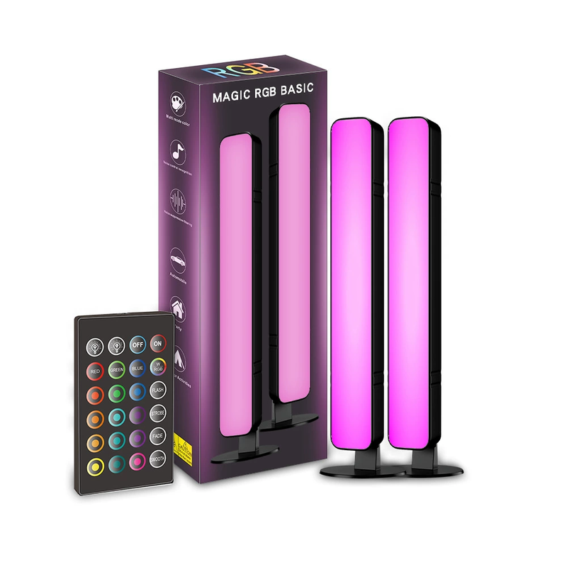 Dynamic Music Syncing LED Lights Atmospheres Lighting LED Light Bar For Car Interior And Home Entertainments V1188-MS-309-020