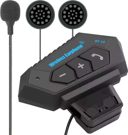 Bluetooth Headset Communication | Motorcycle Helmet | IP67 Waterproof | Motorcycle Accessory | Bluetooth 4.2 V1188-MS-313-0001