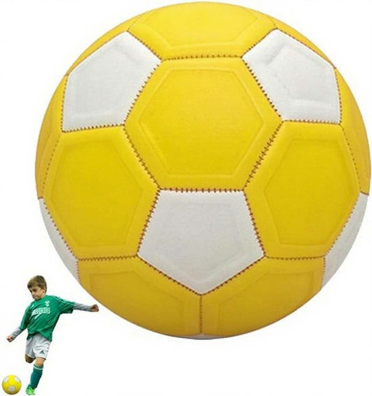 Curved ball for outdoor sports, 20 cm - fun - curved ball - perfect for children - yellow, new - new 2025 V1188-MS-313-0005