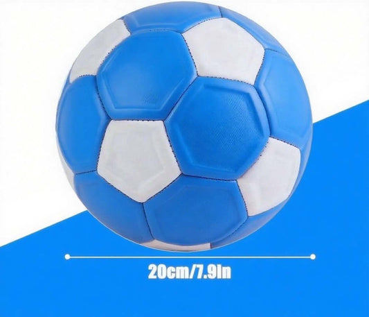 Curved ball for outdoor sports, 20 cm - fun - curved ball - perfect for children - blue - new 2025 V1188-MS-313-0006