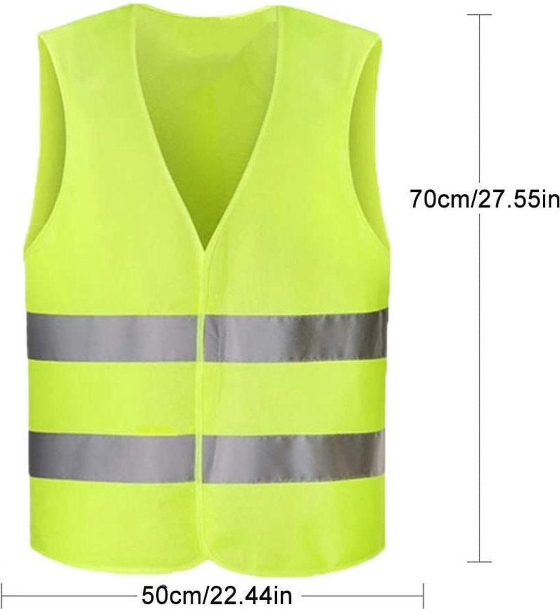 Doodadeals Safety Vests - Yellow - 2-Piece Set for Young Adults V1188-MS-313-0010
