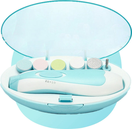Smart-Tech Baby Electric Nail Files - Baby Nail Care - LED - Baby Nail Files - Blauw V1188-MS-313-0016