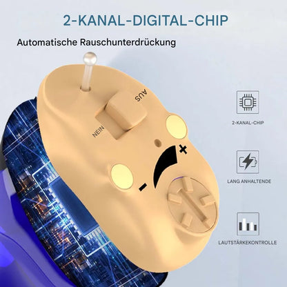 Hearing aids, wireless charging hearing aids, hearing aids with magnetic charging case, dual-channel digital V1188-MS-313-0020