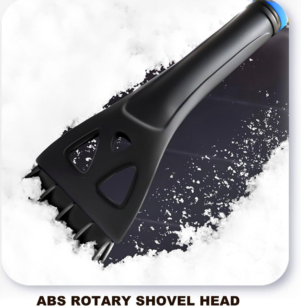 Extendable ice scraper with snow brush - Extra long handle - Telescopic handle - Ice scraper - Snow brush - V1188-MS-313-0026