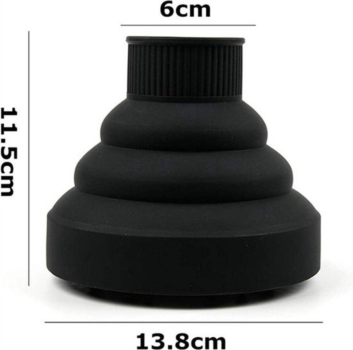 Universal Hair Dryer Diffuser Nozzle - Universal Silicone for Curls, Universal for Brushes V1188-MS-313-0030
