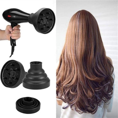 Universal Hair Dryer Diffuser Nozzle - Universal Silicone for Curls, Universal for Brushes V1188-MS-313-0030