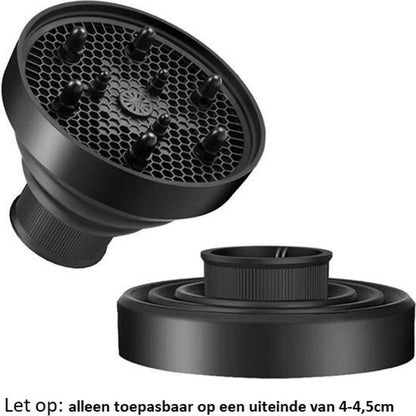 Universal Hair Dryer Diffuser Nozzle - Universal Silicone for Curls, Universal for Brushes V1188-MS-313-0030