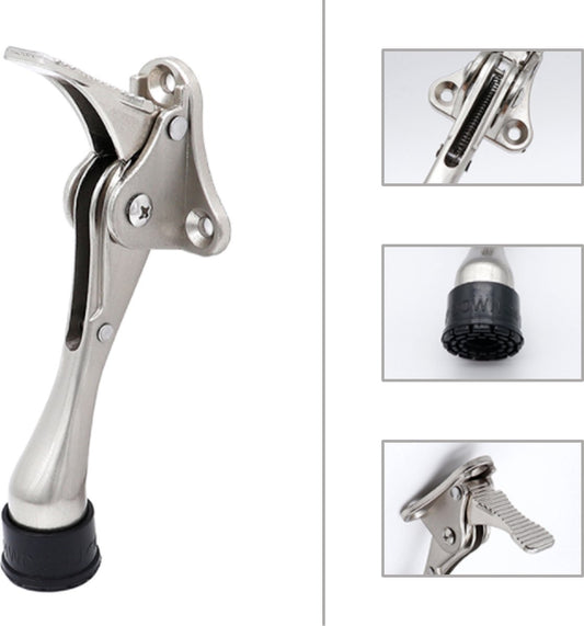STACK Door Stop | Heavy-Duty Door Stop - Stainless Steel Door Stop - Indoor and Outdoor Door Stop - For Heavy V1188-MS-313-0041