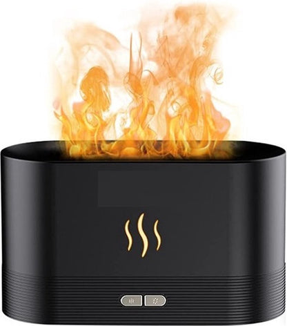 Boostiv Aroma Diffuser - Humidifier - Aromatherapy - Flame Effect - Aroma Diffuser - Nebulizer V1188-MS-313-0046