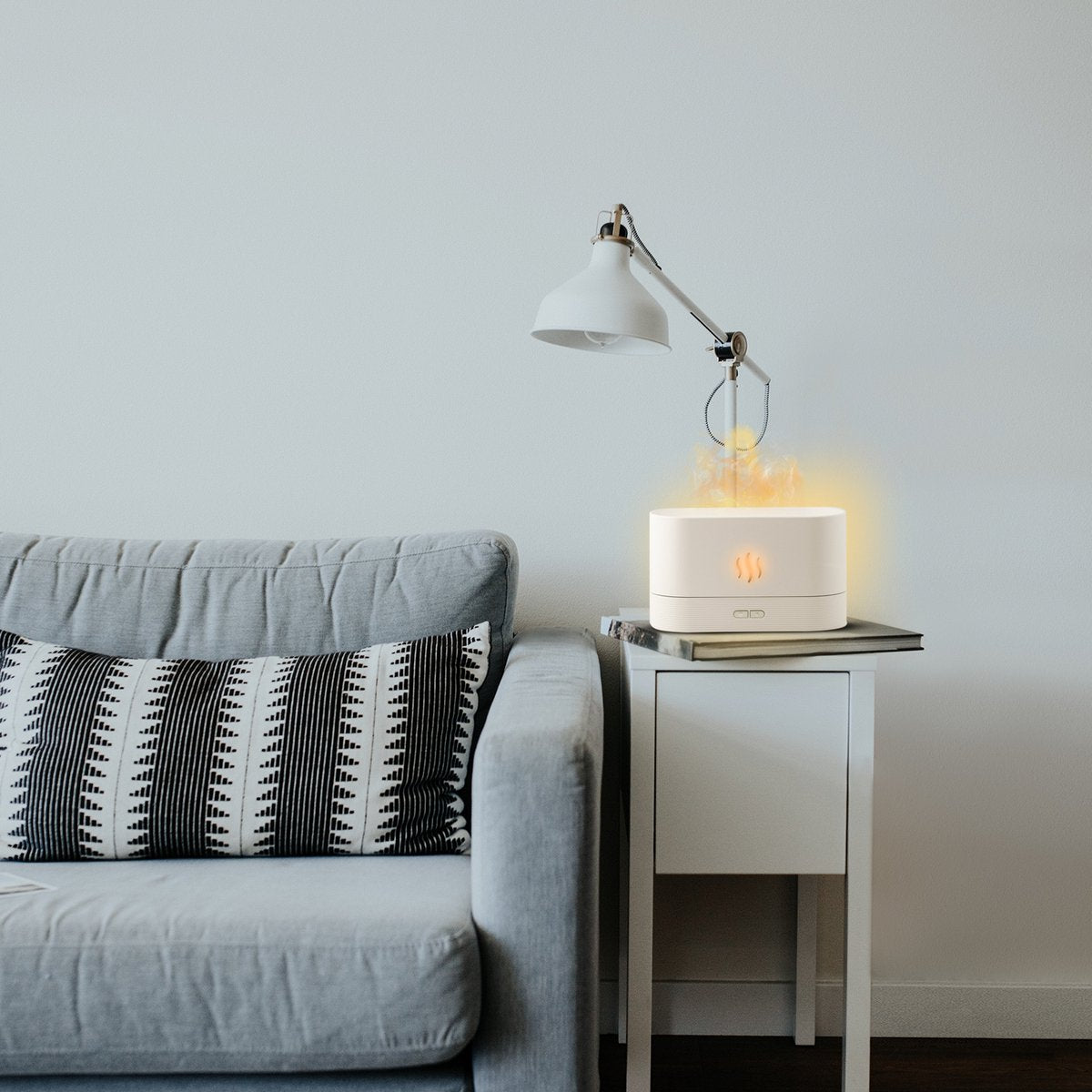 Boostiv Aroma Diffuser - Humidifier - Aromatherapy - Flame Effect - Aroma Diffuser V1188-MS-313-0047