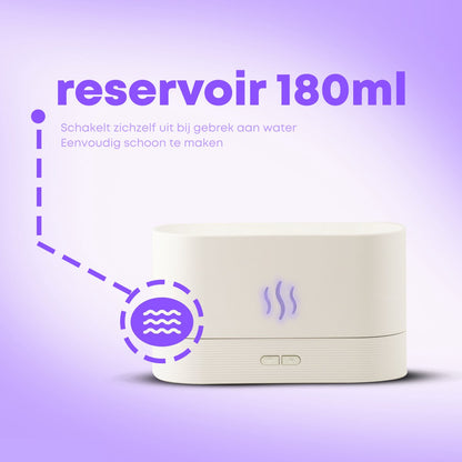 Boostiv Aroma Diffuser - Humidifier - Aromatherapy - Flame Effect - Aroma Diffuser V1188-MS-313-0047