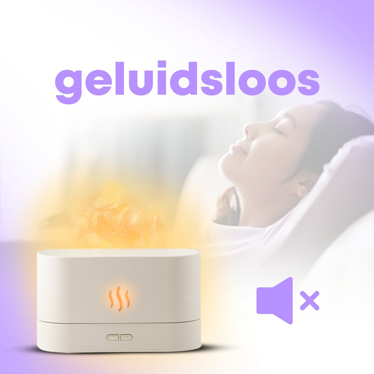 Boostiv Aroma Diffuser - Humidifier - Aromatherapy - Flame Effect - Aroma Diffuser V1188-MS-313-0047