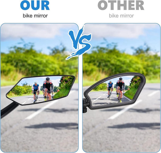 Electric bike rearview mirror, ideal for Father's Day, 360 degrees rotating, compatible with almost all V1188-MS-313-0056