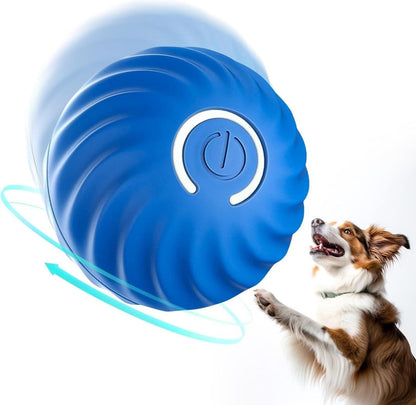 Interactive Dog Toy - Self-Rolling Dog Ball - Durable Automatic Dog Ball Blauw V1188-MS-313-0061