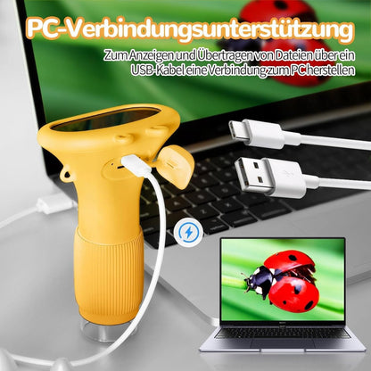 Children's Microscope - Portable Children's Microscope - 0-inch Screen - Digital Microscope - 200x V1188-MS-313-0064