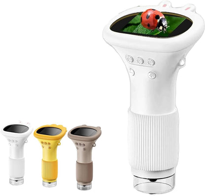 Children's Microscope - Portable Children's Microscope - 0 Screen - Digital Microscope - 200x Magnification - V1188-MS-313-0065