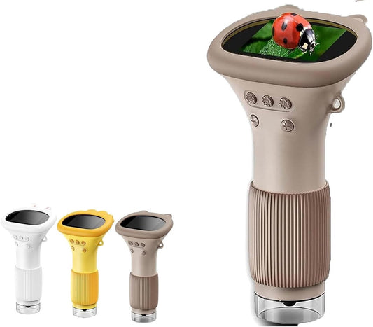 Children's Microscope - Portable Children's Microscope - 0 Screen - Digital Microscope - 200x Magnification - V1188-MS-313-0066